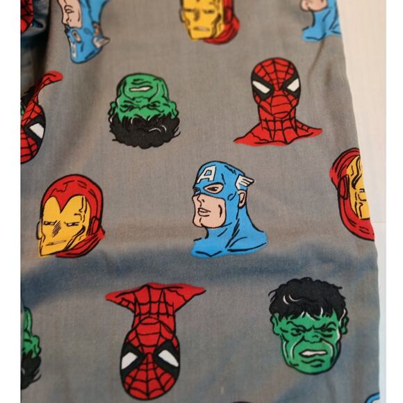 GAP Kids Marvel Gray w/Awesome Super Hero Graphics Pajama Pants - Size 14 - Picture 3 of 6